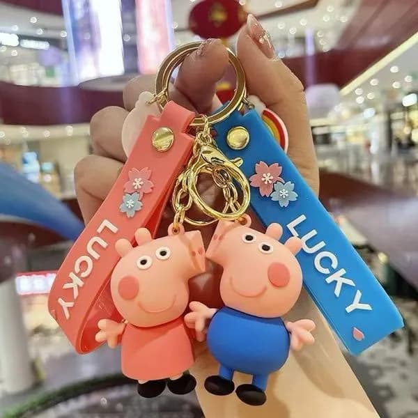 Brelok do Kluczy Świnka LUCKY Silikonowy 50 szt