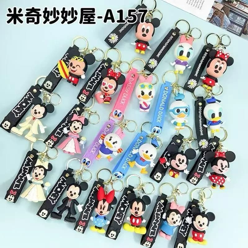 Brelok do Kluczy Myszka Miki i Przyjaciele 3D, Mix Wzorów