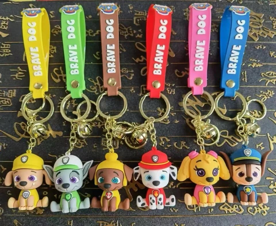 Brelok do Kluczy Figurka Piesek Brave Dog 50 szt.
