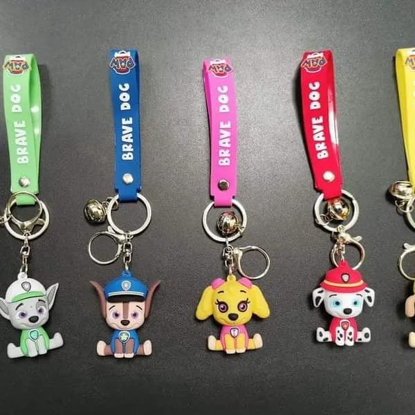 Brelok do Kluczy Brave Dog Figurka 3D Psi Patrol 24szt