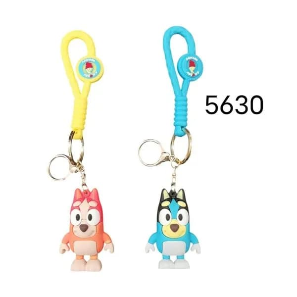 Brelok do Kluczy Figurka Piesek Silikonowy - 24 szt.