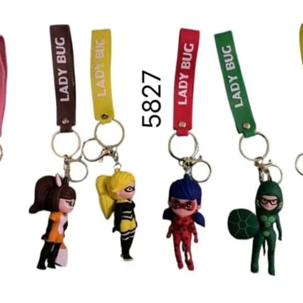 Brelok do Kluczy Figurka Lady Bug Miraculum Mix Wzorów