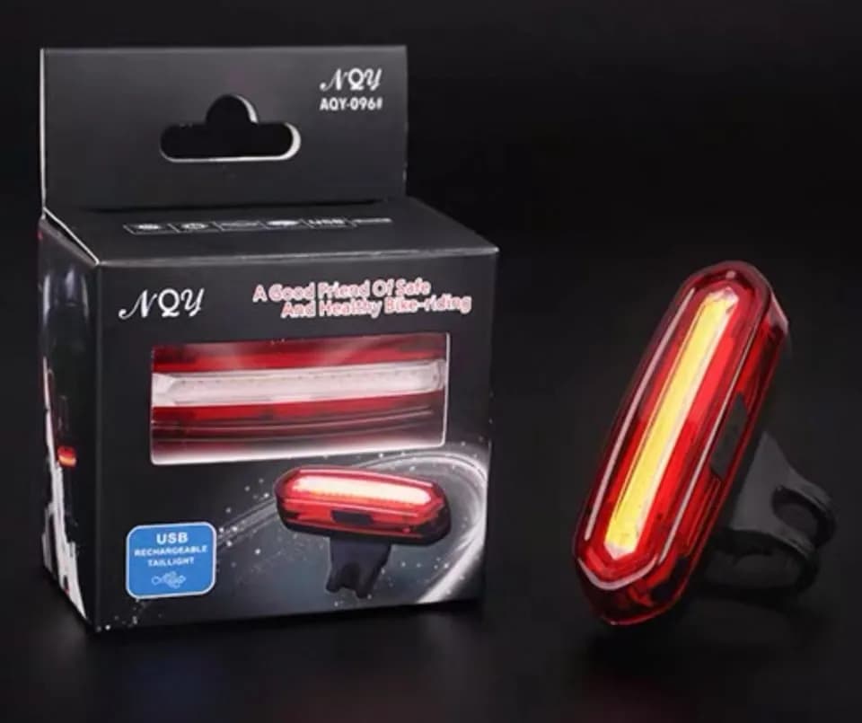 Lampki Rowerowe Tylne LED z USB NQY AQY-096# 6 szt.