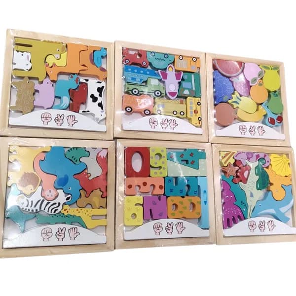 Zabawka Drewniane Puzzle