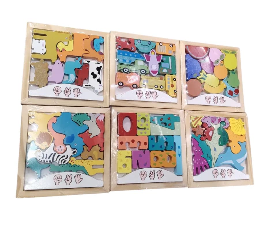 Zabawka Drewniane Puzzle