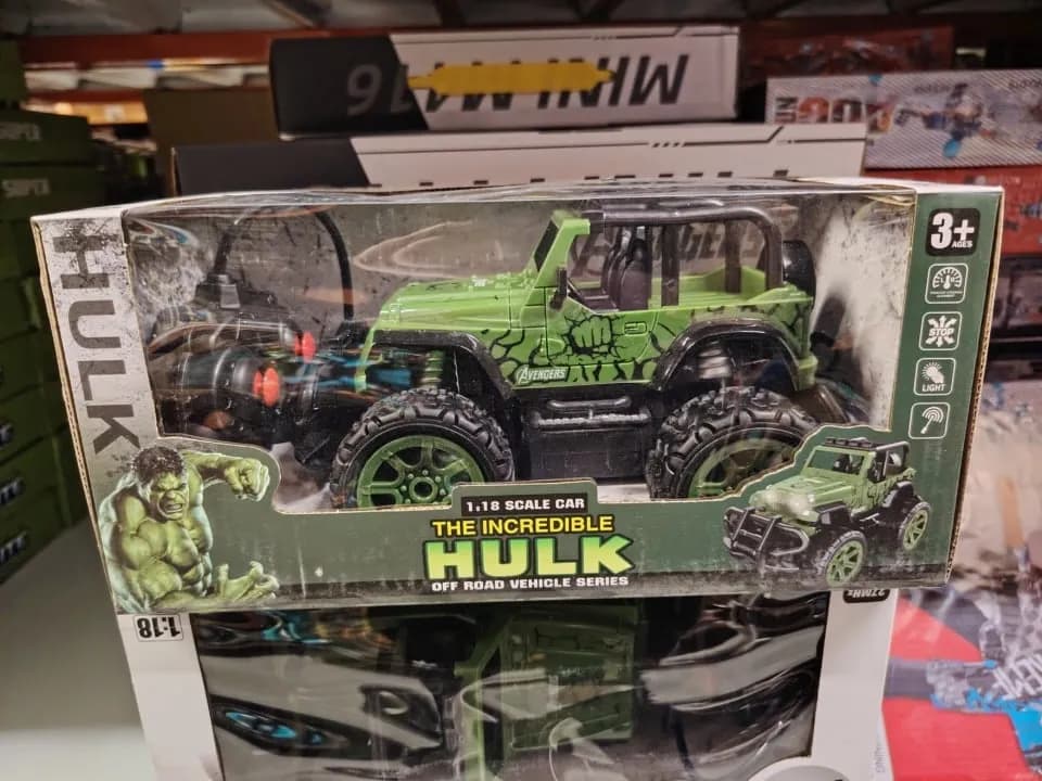 Samochód The Incredible Hulk RC Skala 1:18 Terenowy Avengers