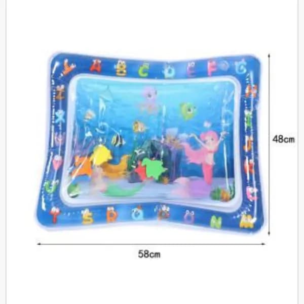 Mata Wodna Dmuchana 58x48cm z Alfabetem i Syrenką
