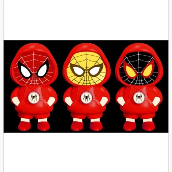 Brelok do Kluczy Superbohater w Bluzie Figurka, 12 szt.