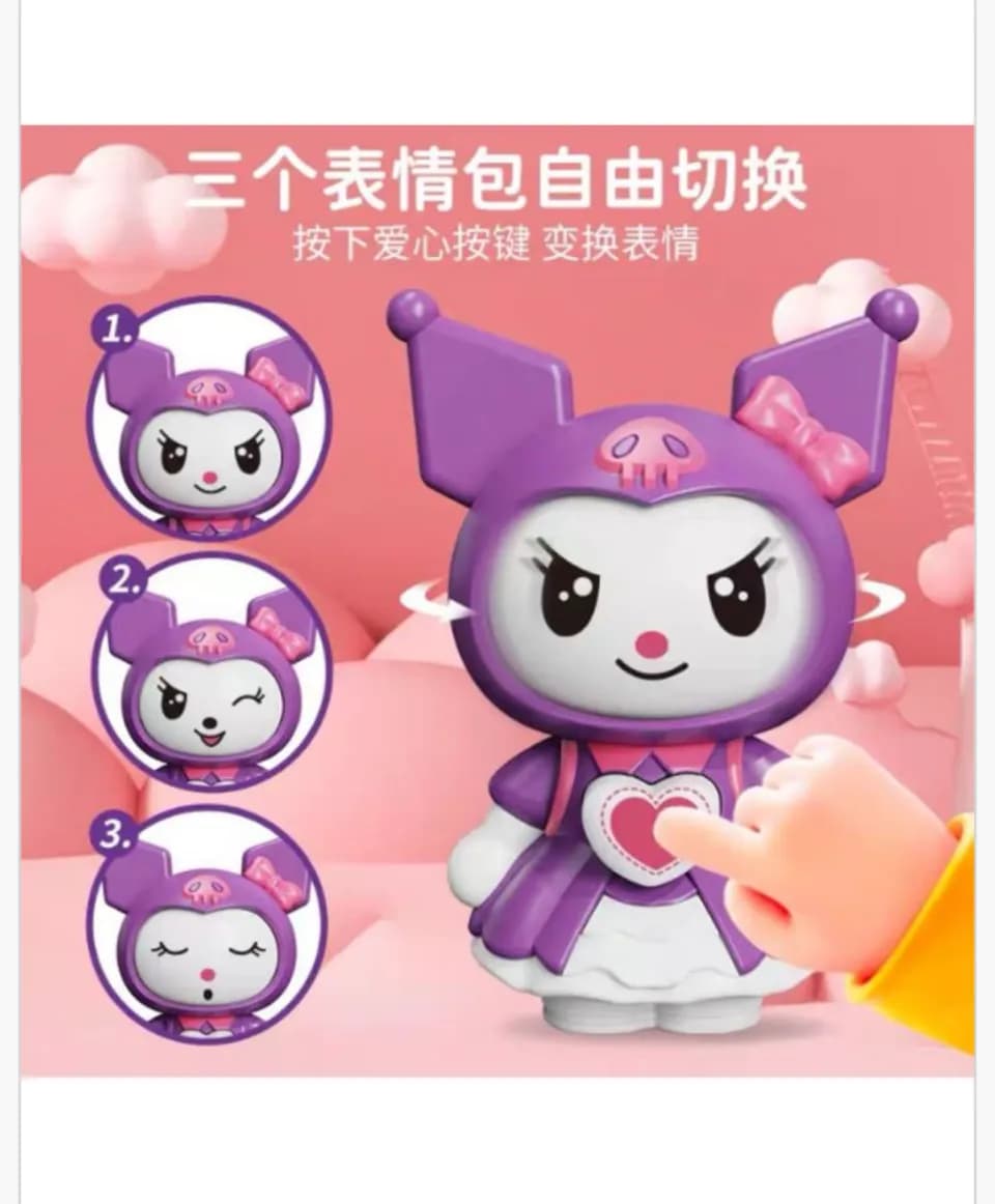 Brelok do Kluczy Kuromi, Figurka ze Zmienną Miną, 12 szt.