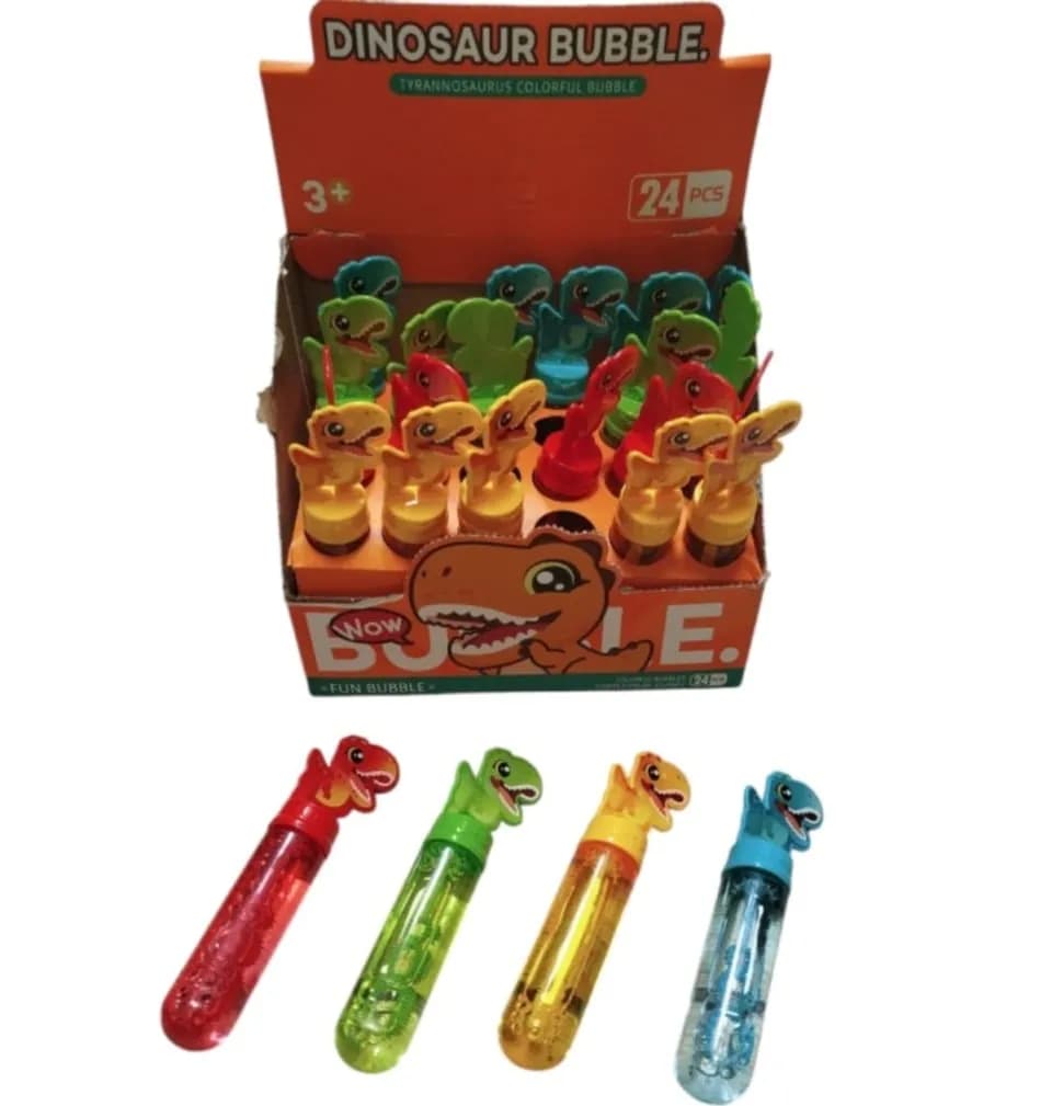 Bańki Mydlane Dinosaur Bubble Tyrannosaurus 24 szt. Mix Kolorów