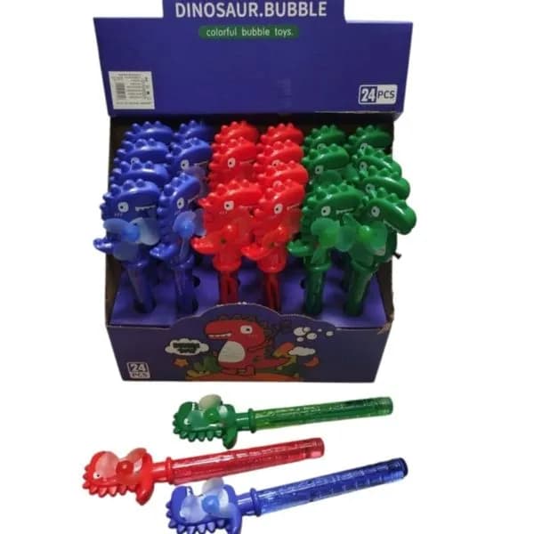 Bańki Mydlane Dinosaur Bubble z Wiatraczkiem 24 szt.