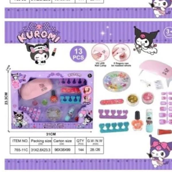 Zestaw Kosmetyczny dla Dzieci Kuromi 13PCS