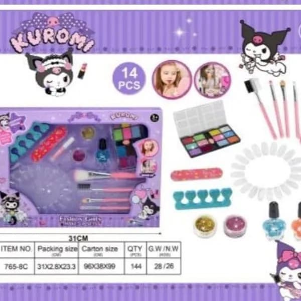 Zestaw Kosmetyczny dla Dzieci Kuromi 14PCS