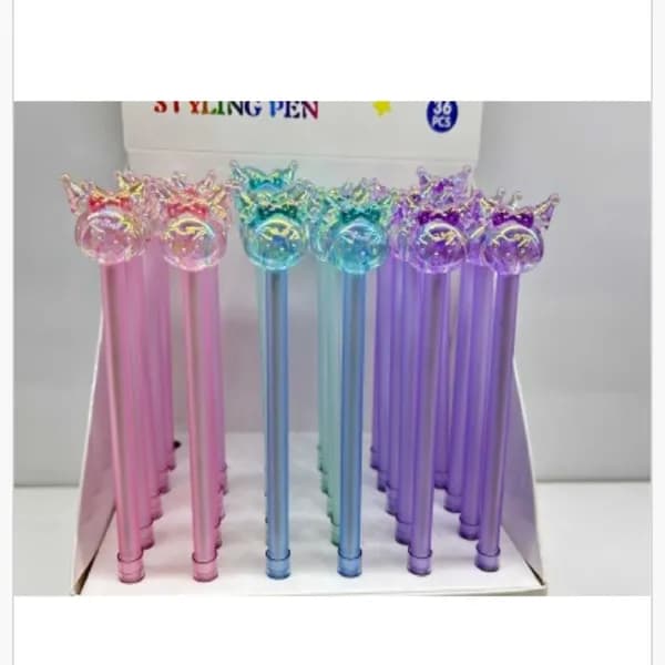 Długopis Styling Pen z figurką świnki i koroną, 36 szt.