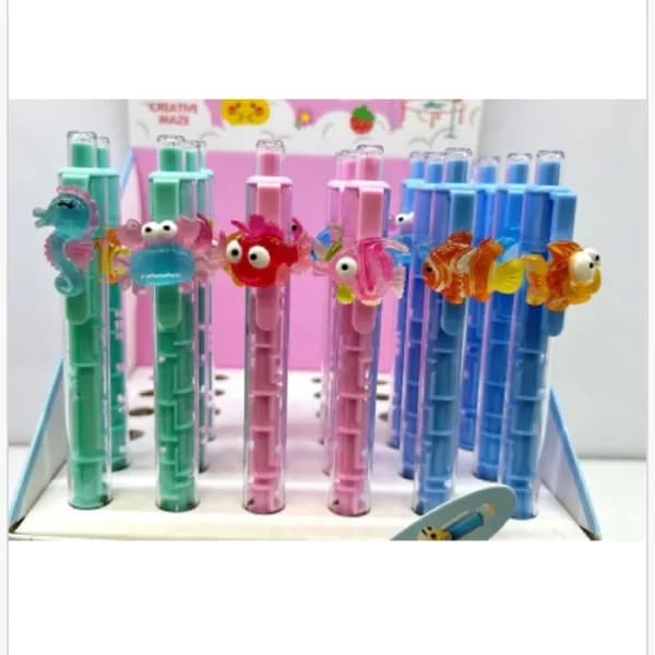 Długopis Creative Maze z labiryntem i figurką morską, 36 szt.