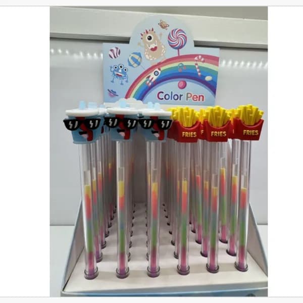 Długopis Color Pen Fast Food Frytki i Napój 48 szt.