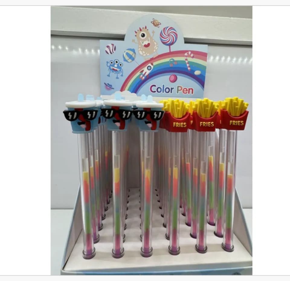 Długopis Color Pen Fast Food Frytki i Napój 48 szt.
