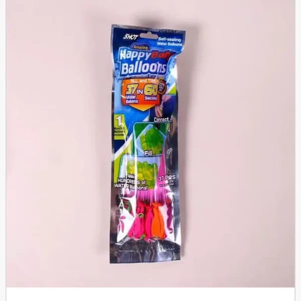 Zestaw Balony Wodne 37PCS Happy Baby - Szybkie Napełnianie