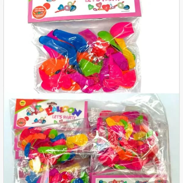 Balony Wodne 100PCS Kolorowe Zestaw Let's Party