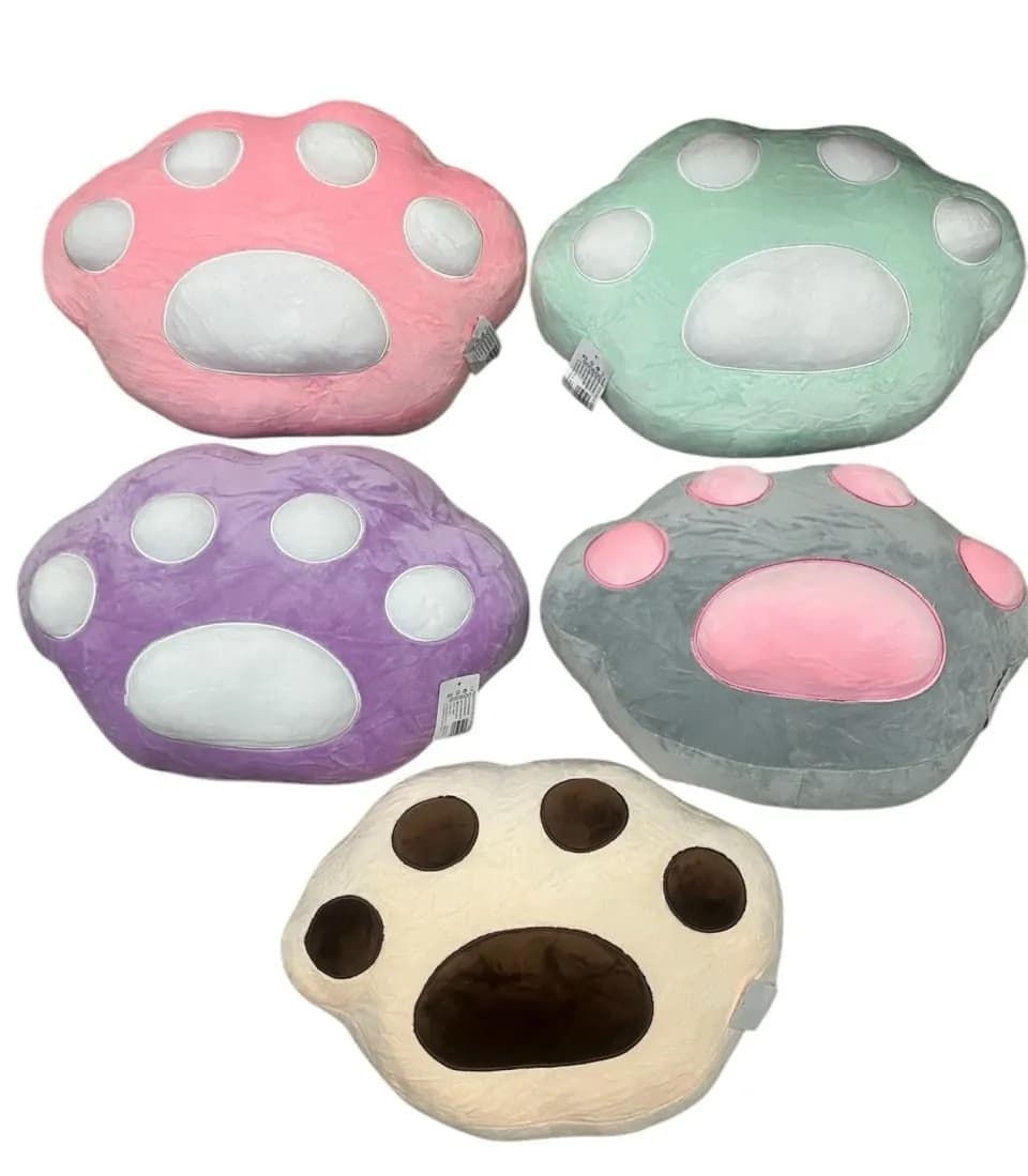 Maskotka Pluszowa 45cm Poduszka Łapa Mix Kolorów