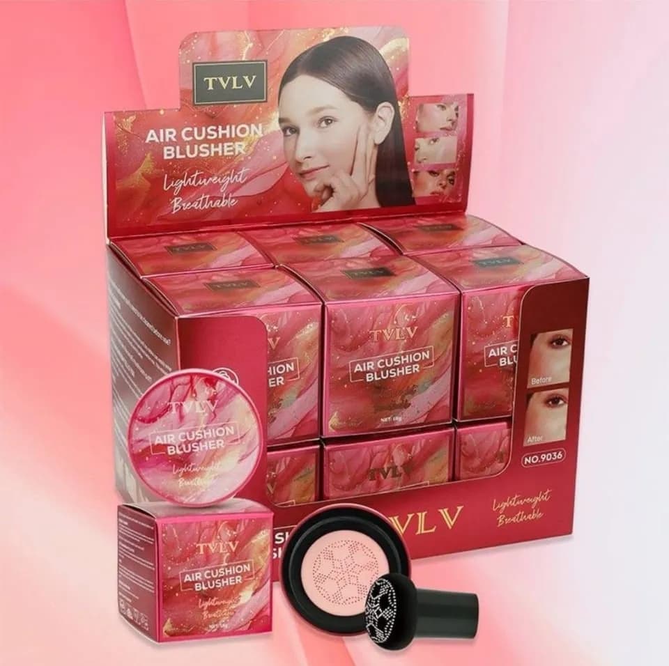 Pokład do Twarz TVLV Air Cushion Blusher 18g, Róż w poduszce