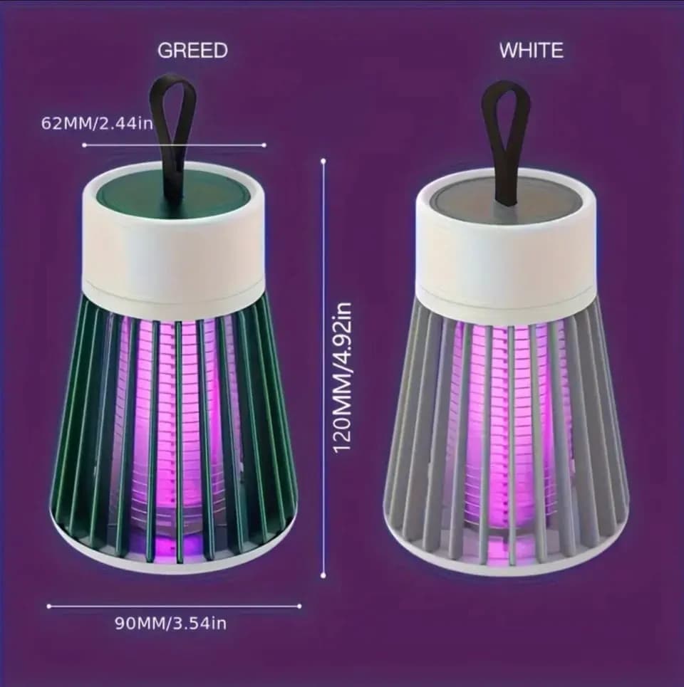 Lampa owadobójcza nocna USB akumulatorowa 360° przenośna