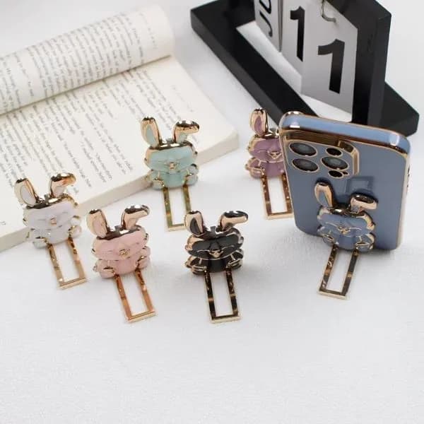 Uchwyt do telefonu Królik, podstawka składana, mix kolorów, 50 szt.