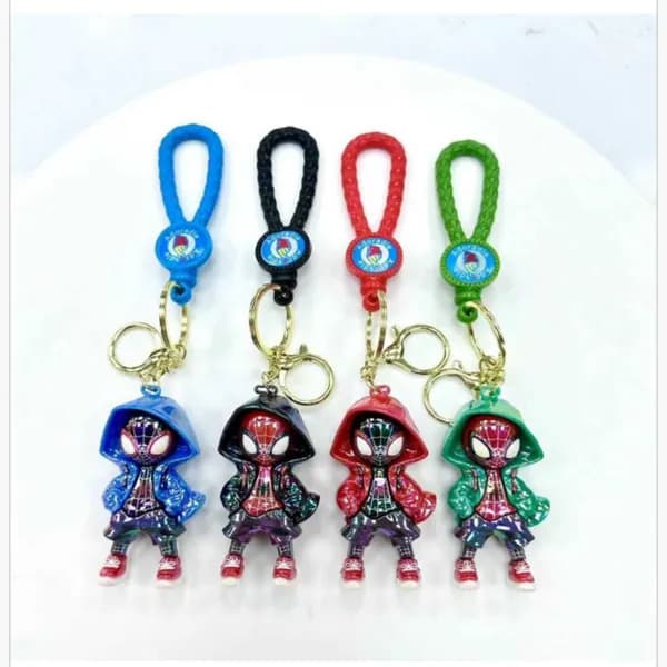 Brelok do Kluczy Spider Man w Bluzie, Mix Kolorów, 24 szt.