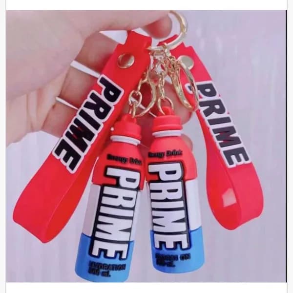 Brelok do Kluczy Butelka PRIME Silikonowy z Paskiem