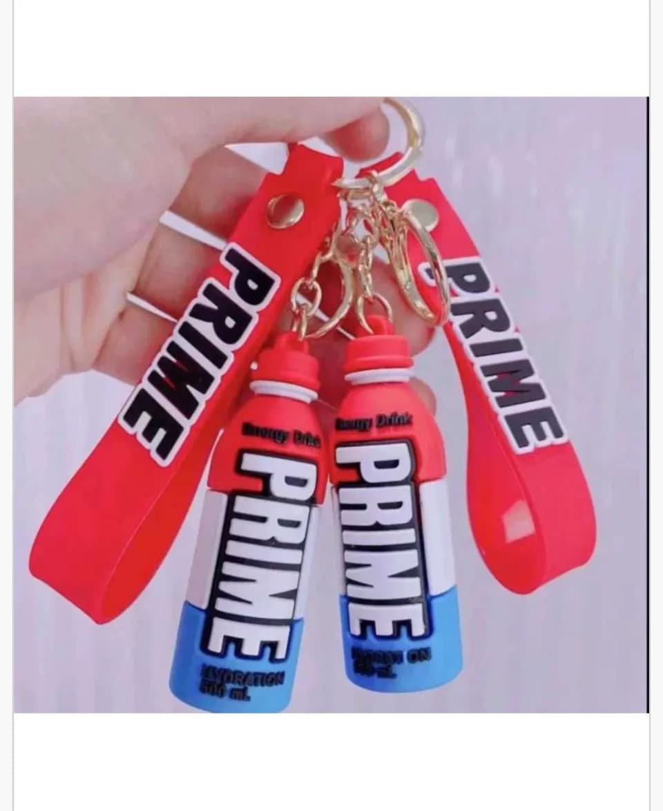 Brelok do Kluczy Butelka PRIME Silikonowy z Paskiem