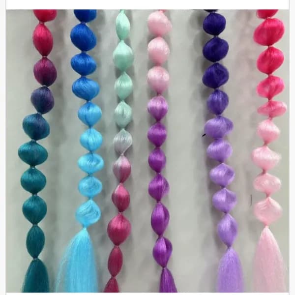 Debata o Perukach - Kolorowy Warkocz Syntetyczny Bubble Braid 24szt