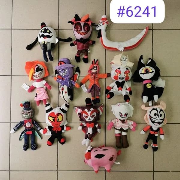 Maskotki Hazbin Hotel Mix Postaci - Zestaw 14 szt