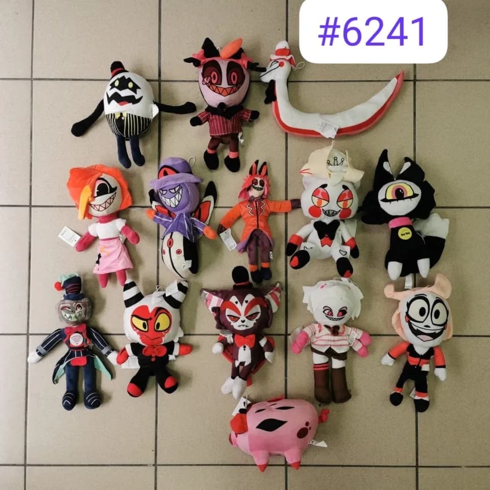 Maskotki Hazbin Hotel Mix Postaci - Zestaw 14 szt