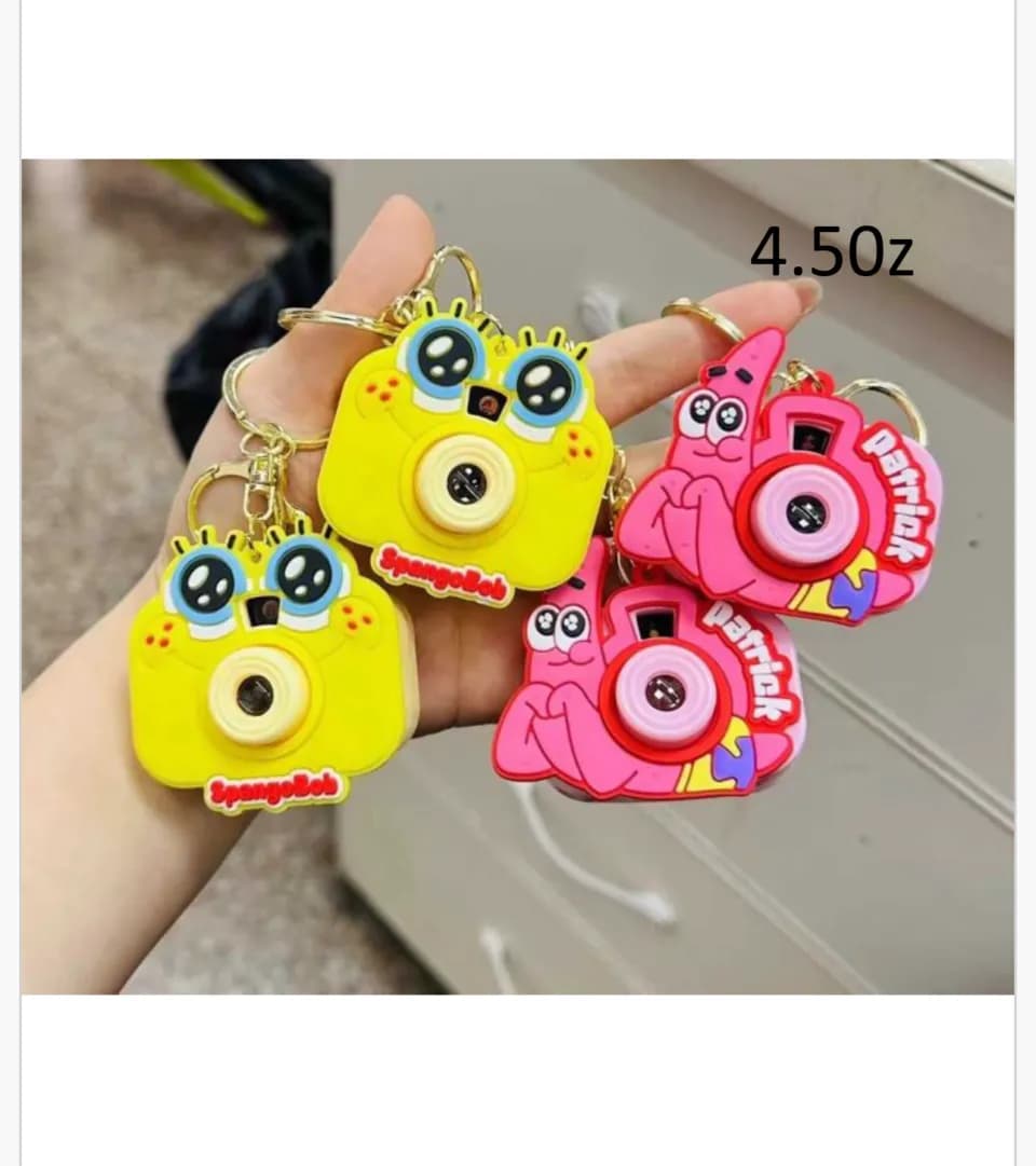 Brelok do Kluczy Aparat SpongeBob i Patryk 24 szt.
