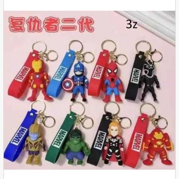 Brelok do Kluczy Figurka Marvel Superbohaterowie 24 szt.