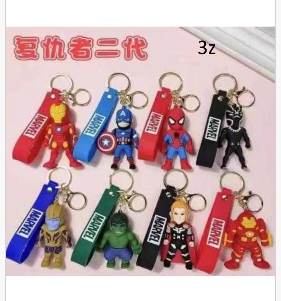 Brelok do Kluczy Figurka Marvel Superbohaterowie 24 szt.