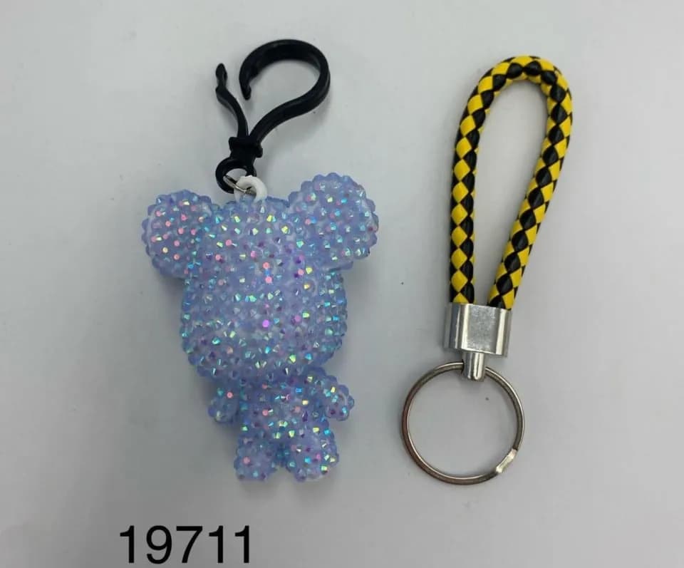 Zestaw DIY Bransoletki Diamentowe Brelok Miś Kryształki PK17212