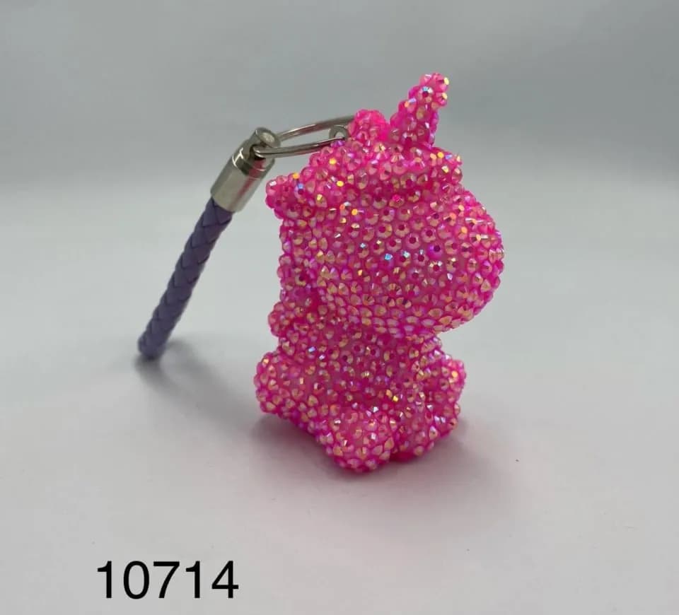 Zestaw DIY Bransoletki Diamentowe Brelok Różowy Jednorożec