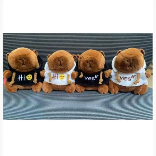 Brelok do Kluczy Kapibara w Bluzie Pluszowy Mix Wzorów