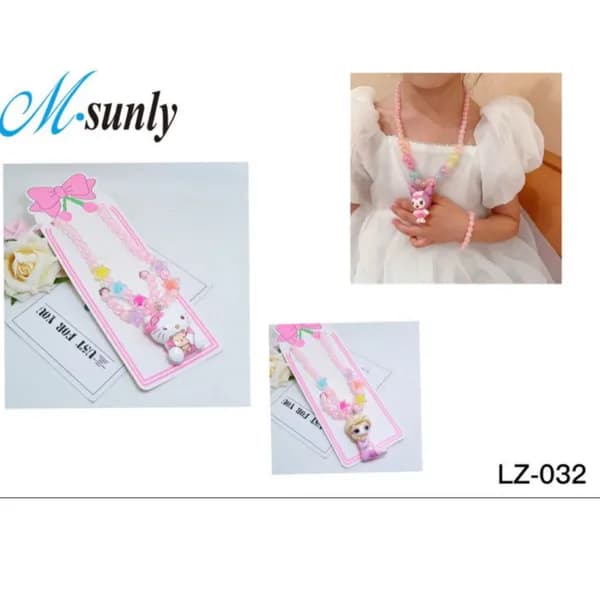 Świecący Naszyjnik i Bransoletka dla Dzieci M-sunly, Zestaw 24 szt.