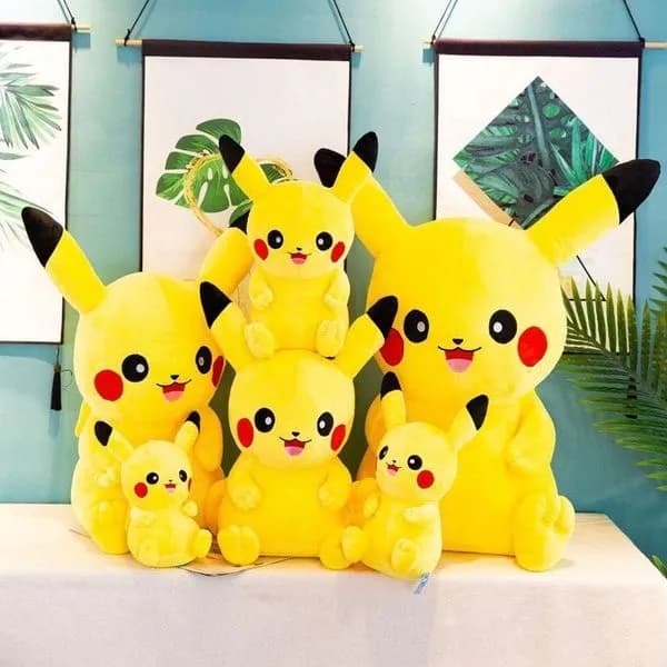 Maskotka Pluszowa Pikachu 45cm Miękki Plusz Żółty