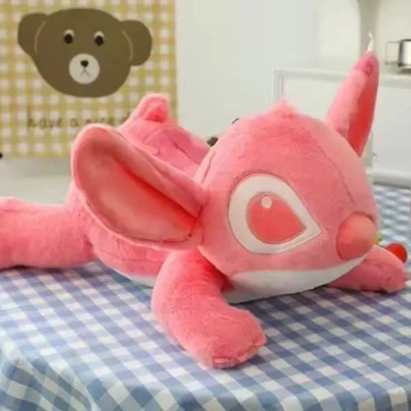 Maskotka Pluszowa Różowa 55cm - Leżąca Stitch Lilo & Stitch
