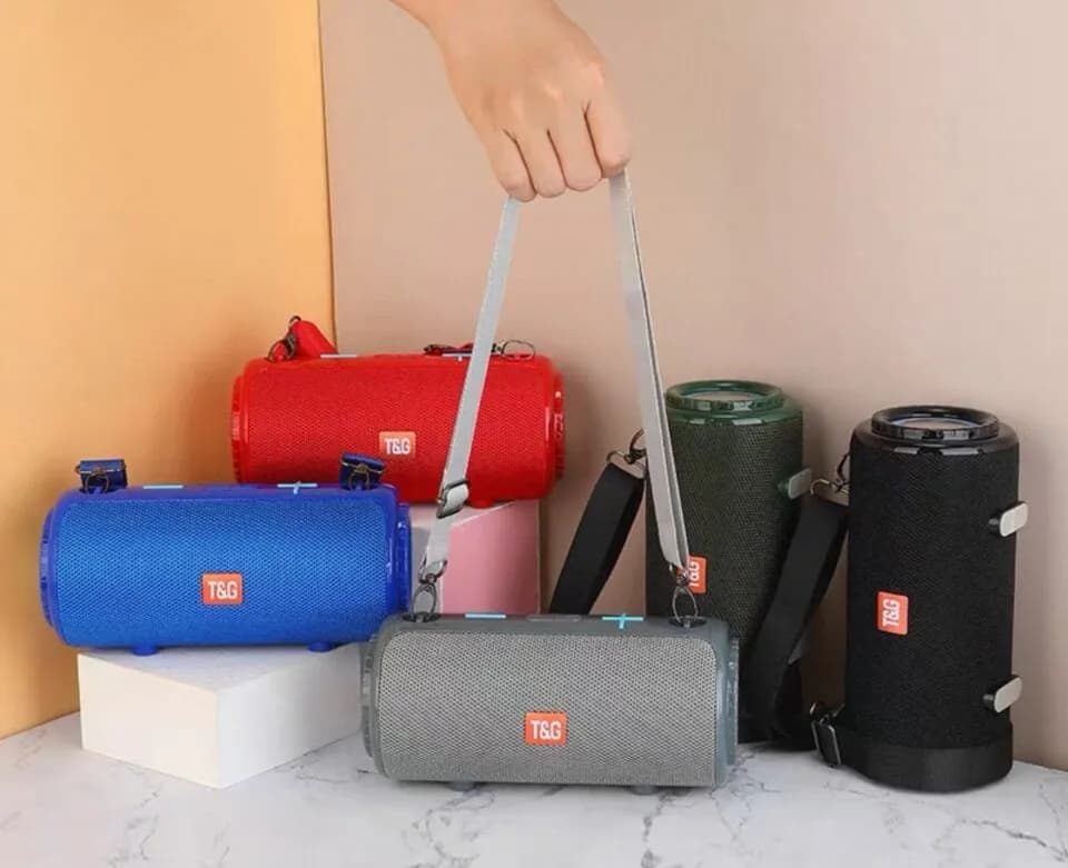 Głośnik na Bluetooth T&G z paskiem na ramię, mix kolorów