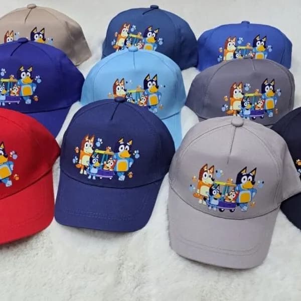 Czapka z daszkiem dla dzieci Bluey 50-52cm mix kolorów