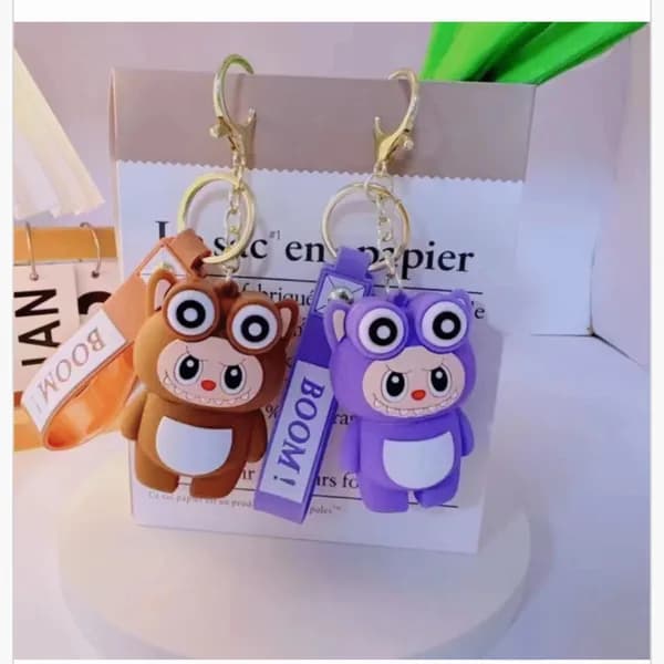 Brelok do Kluczy Figurka BOOM! Silikonowy Mix Kolorów 12 szt.