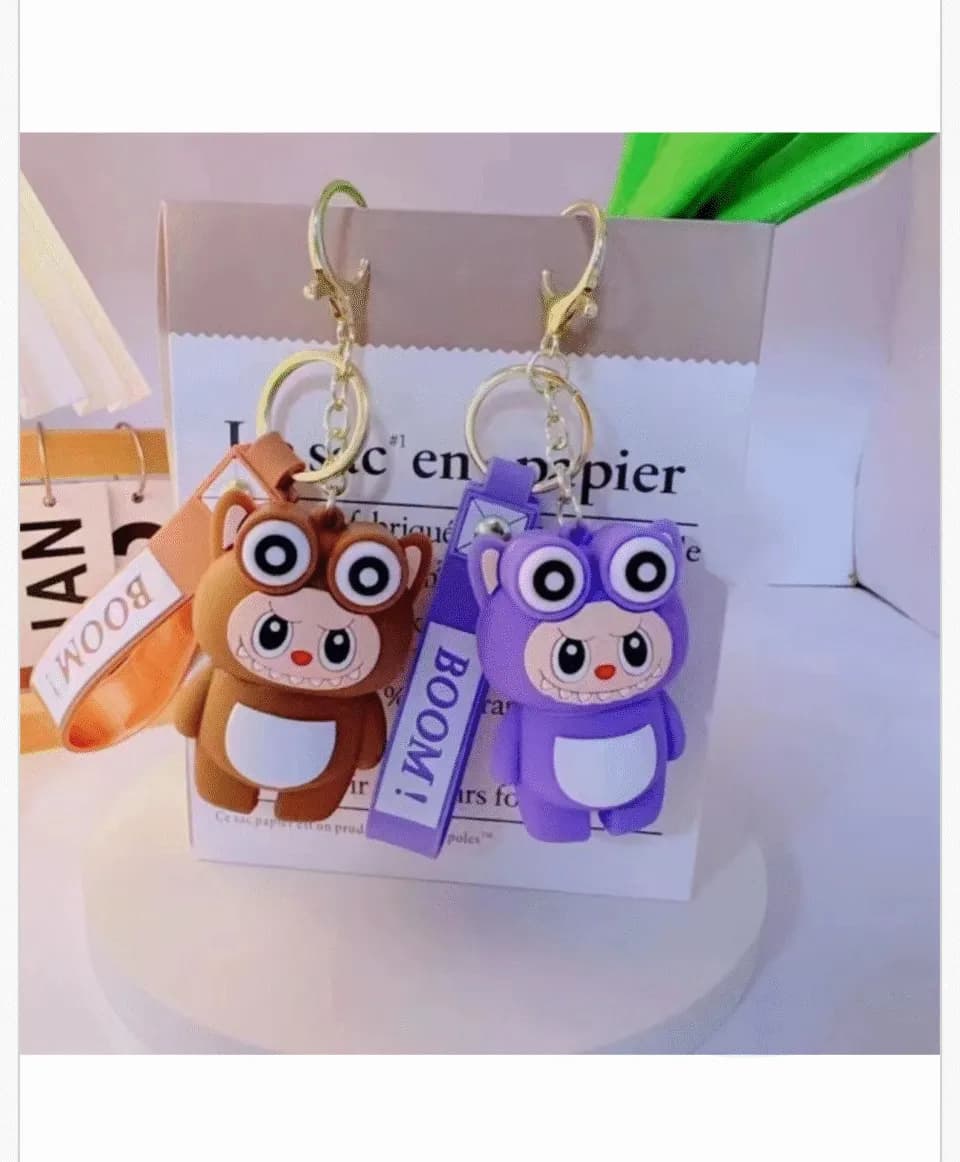 Brelok do Kluczy Figurka BOOM! Silikonowy Mix Kolorów 12 szt.