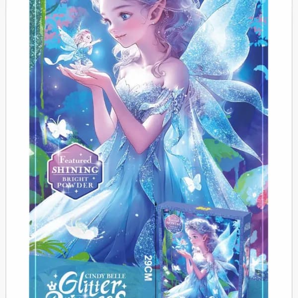 Puzzle Glitter Princess 100PCS Cindy Belle Błyszczące 43x29cm