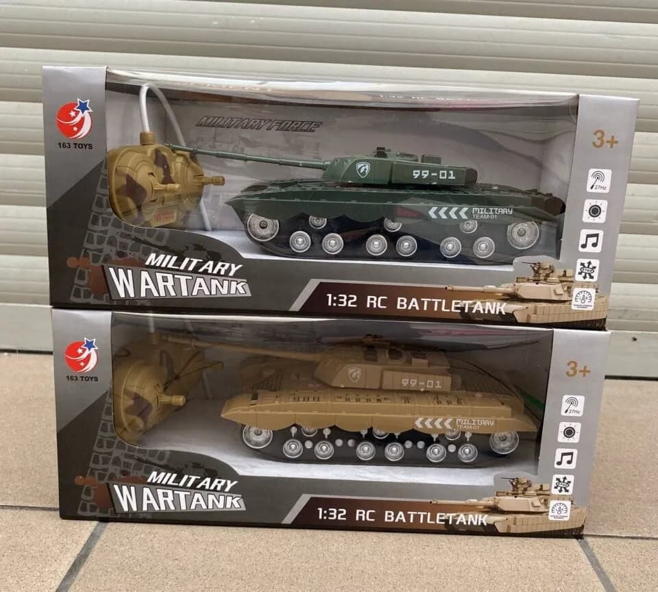 Samochód Sterowany Millitary Wartank 1:32 RC Światło Dźwięk