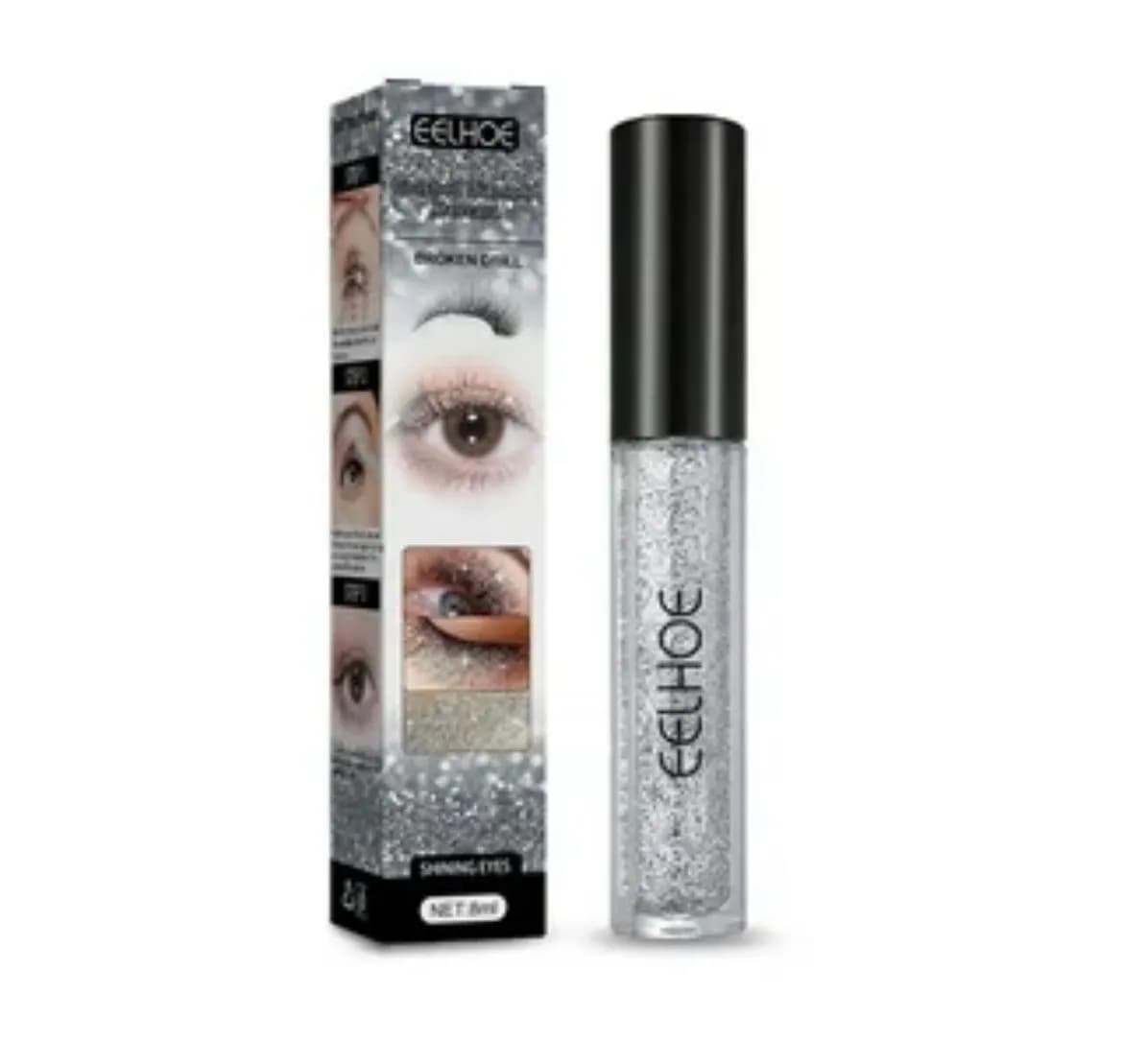 Błyszczący Brokatowy Tusz do Rzęs