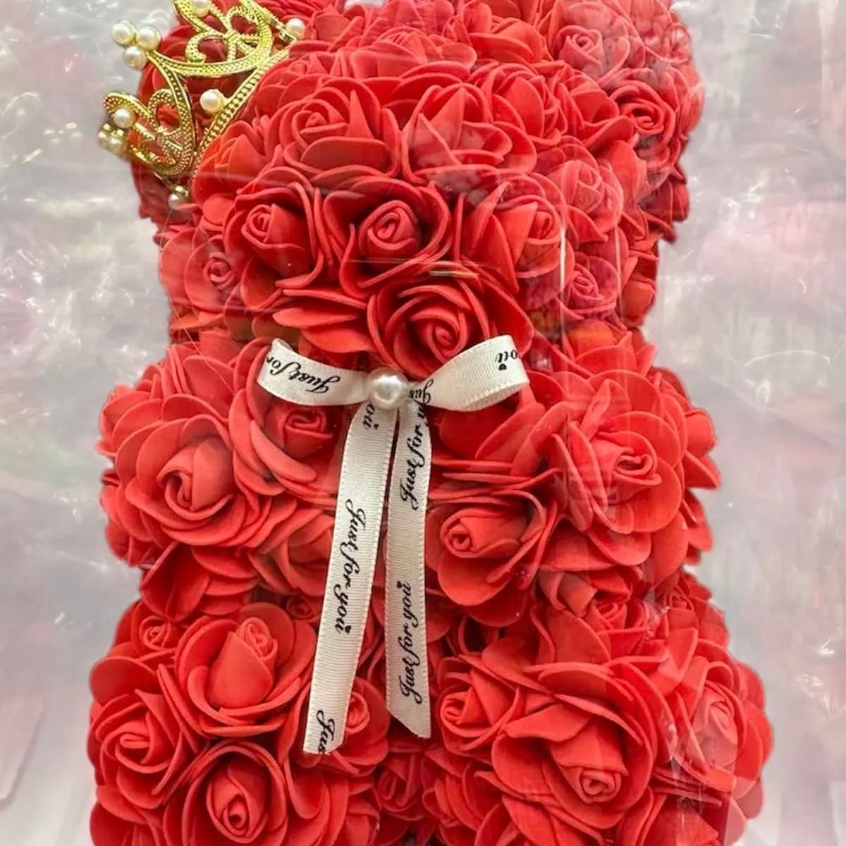 Pudełko Prezent Miś LED 25cm